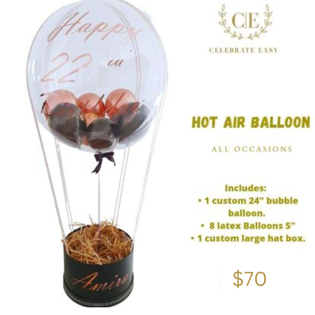 Hot Air Balloon with Chocolates